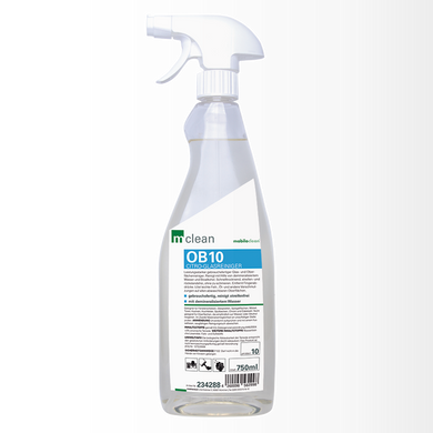 OB10 Citro Glasreiniger  Leistungsstarker und gebrauchsfertiger Glasreiniger mit Citrus Note in der  750ml Sprühflasche.  Beseitigt Fingerabdrücke, leichte Fette und Öle und sonstige Verschmutzungen auf Glas und abwaschbaren Oberflächen.