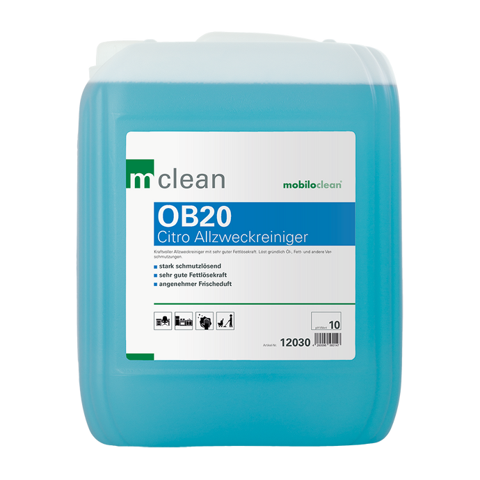 OB20 Allesreiniger mit Citrus Note 10 Liter Kanister